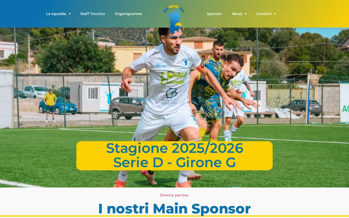 Anteprima del sito Costa Orientale Sarda